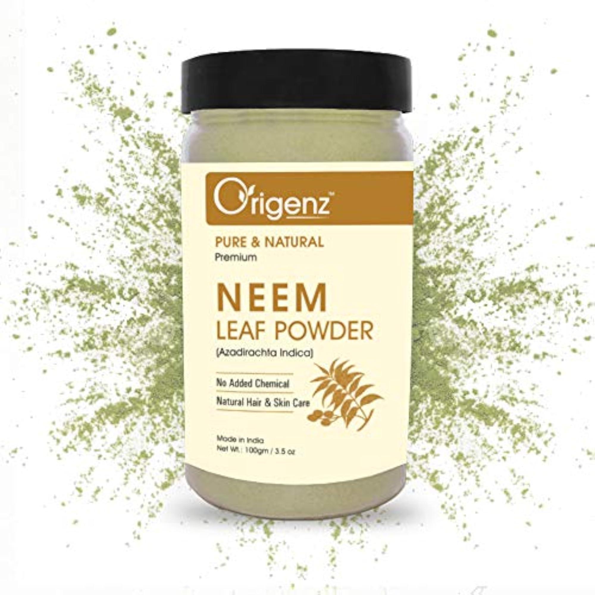 Natural Hair Care Powders Combo 200g, Neem & Bhringraj