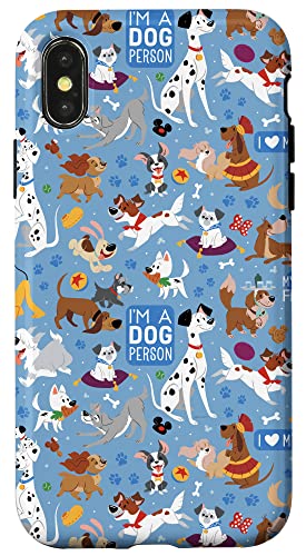 Coque iPhone X/XS Disney Dogs idéale au quotidien pour passionnés