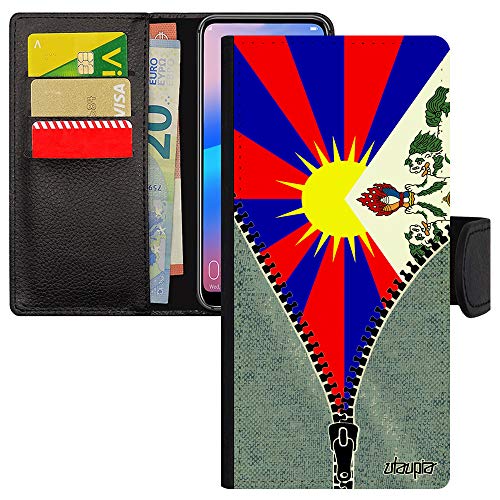 Housse Tibet Xiaomi Redmi Note 9s cuir protection Bouddha 4G