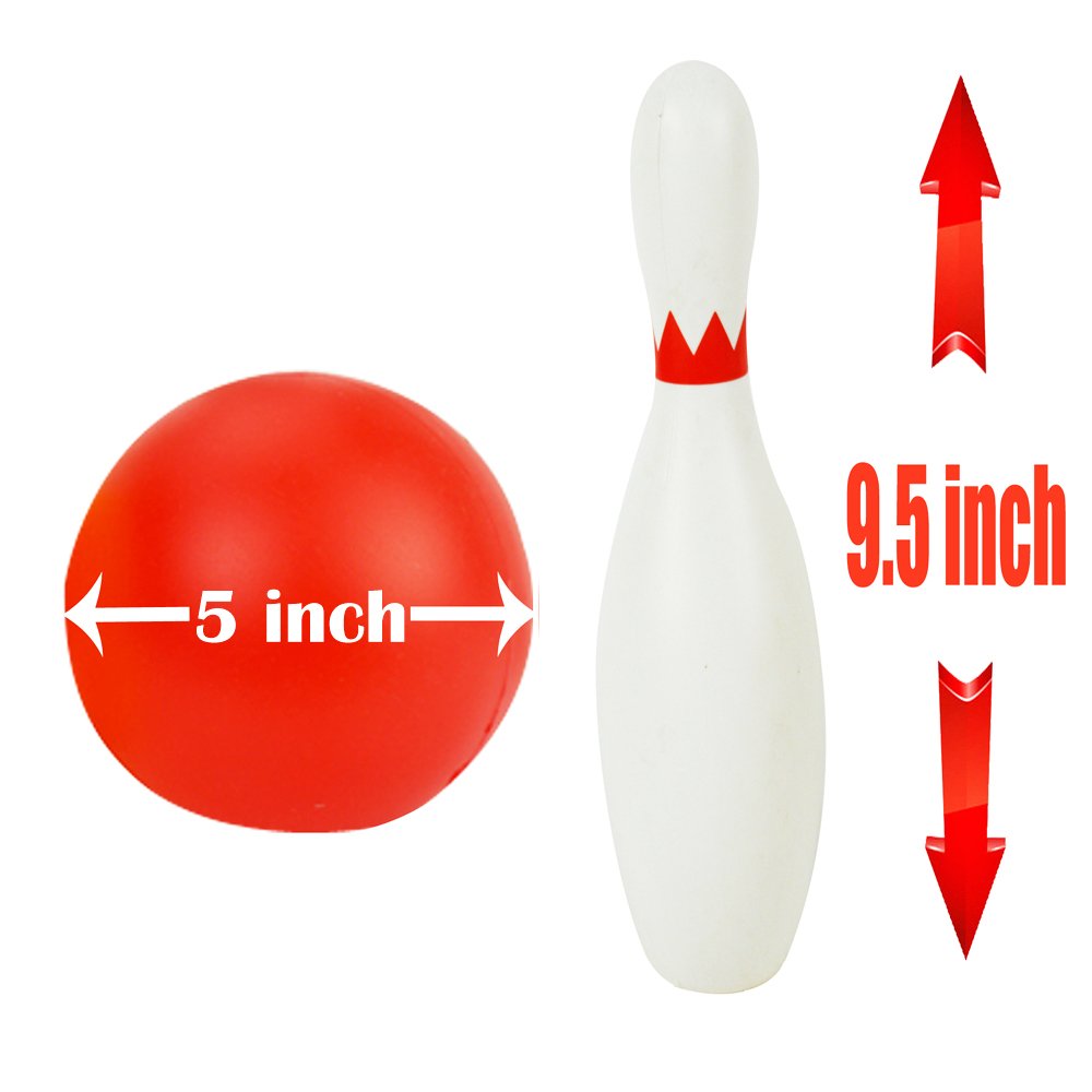 Amazon | Kids Bowling Set Toy 10ピン9.5インチプラスチック