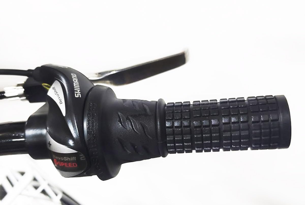 CLOOT Leichtes Urban-Fahrrad 26 Zoll mit 6 Gängen Ergonomischer Verstellbarer Sattel Gepäckträger Beleuchtung den Täglichen Gebrauch Retro-Design für Damen und Herren Körpergröße 1,59–1,83