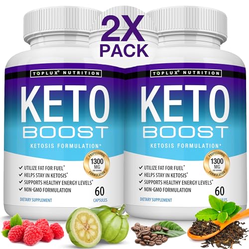 Keto Boost Diet Pills Ketosis Supplement – Natural Exogenous Keto Formula Support Energy & Focus, Advanced Ketones for Ketogenic Diet, for Men Women