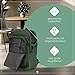 Travelite Rucksack aus wasserabweisendem Material, gepolstertes Laptop Fach 15,6 Zoll, BASICS Tagesrucksack mit Aufsteckfunktion, 48 cm, 28 Liter, 900 Gramm
