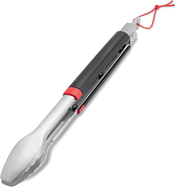 Weber 6317 szczypce do grilla, czarne/srebrne, 40,64 cm x 4,064 cm x 4,3942 cm