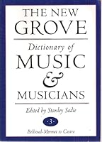 The New Grove Dictionary of Music and Musicians, Volume 3 B001R5TD50 Book Cover