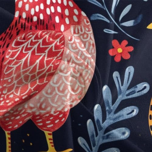 Housse de couette coq 3D idéale pour décorer une chambre d'adolescent avec style - 7