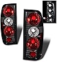 SPPC Black Euro Tail Light Assembly For Nissan Frontier - (Pair) Includes Driver Left and Passenger Right Side Replacement