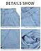 GRAPENT Jeans Slacks for Women Cute Summer Outfits Womens Summer Pants 2025 Trendy Clothes Color Air Blue Size M Medium Size 8 10