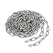 Aexit Pet Dog Material Handling Products Training Clothes Hanging 304 Stainless Steel Coil Chain Silver Coil Chains Tone M2x13Ft
