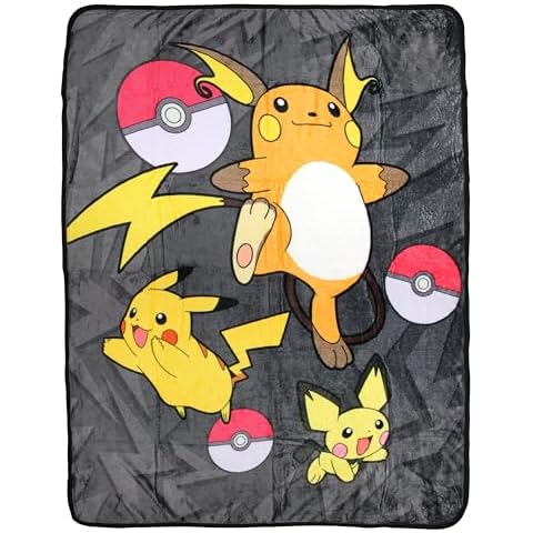 Pokemon Pikachu Throw Blanket by NORTHWEST Cover