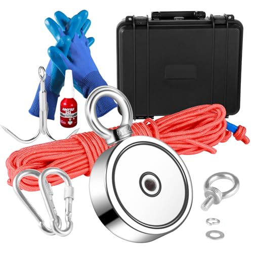 Happybuy 1200lbs Magnet Fishing Kit, 2.95