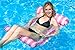 Poolmaster Water Hammock Inflatable Pool Floats for Adults, 4-in-1 Hammock, Saddle, Lounge or Drifter with Quick-Dry Mesh Fabric, 12-Gauge Vinyl Support, Pink