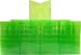 (100) Empty Standard XBOX 360 Translucent Green Replacement Games Boxes / Cases - VGBR14XBOX