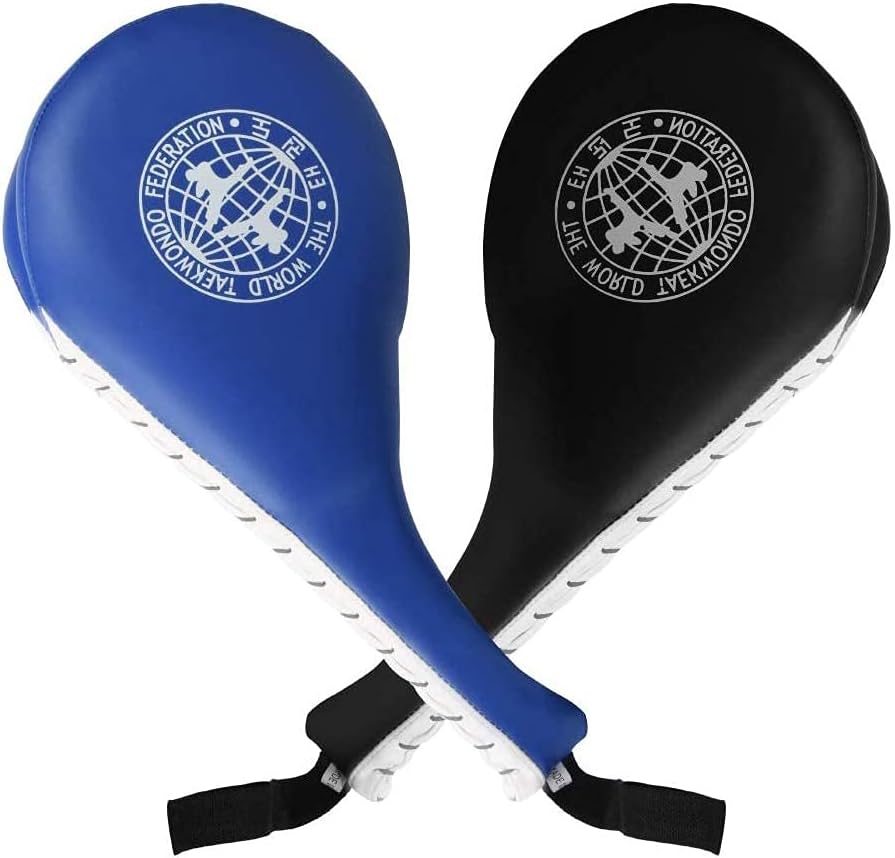 ELECDON 2 Pair of Taekwondo Kick Pads - Strike Pads for Kickboxing and Martial Arts Equipment Karate Kickboxing Punch Pads MMA Practice for Kids Youth Adult