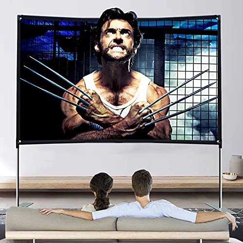 Image of Honeytecs 16:9 Projector Sn Stable Base Connection Home Theater Portable Outdoor Movie (120inch)