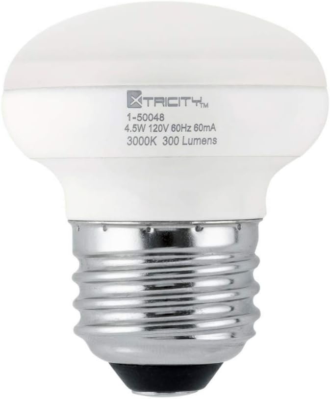 R14 Led Light Bulb, 4.5W (40W Equivalent), Dimmable, 300 Lumens, 3000k