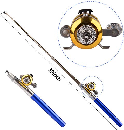 Baomasir Stift Angelrute Pieghevole Portatile da