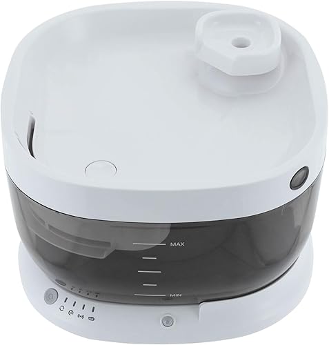 Miniatura 2 de Dispensador automático de agua inalámbrico con filtro, para gatos, perros, mascotas y animales pequeños, dispensador automático de tazones ABS para