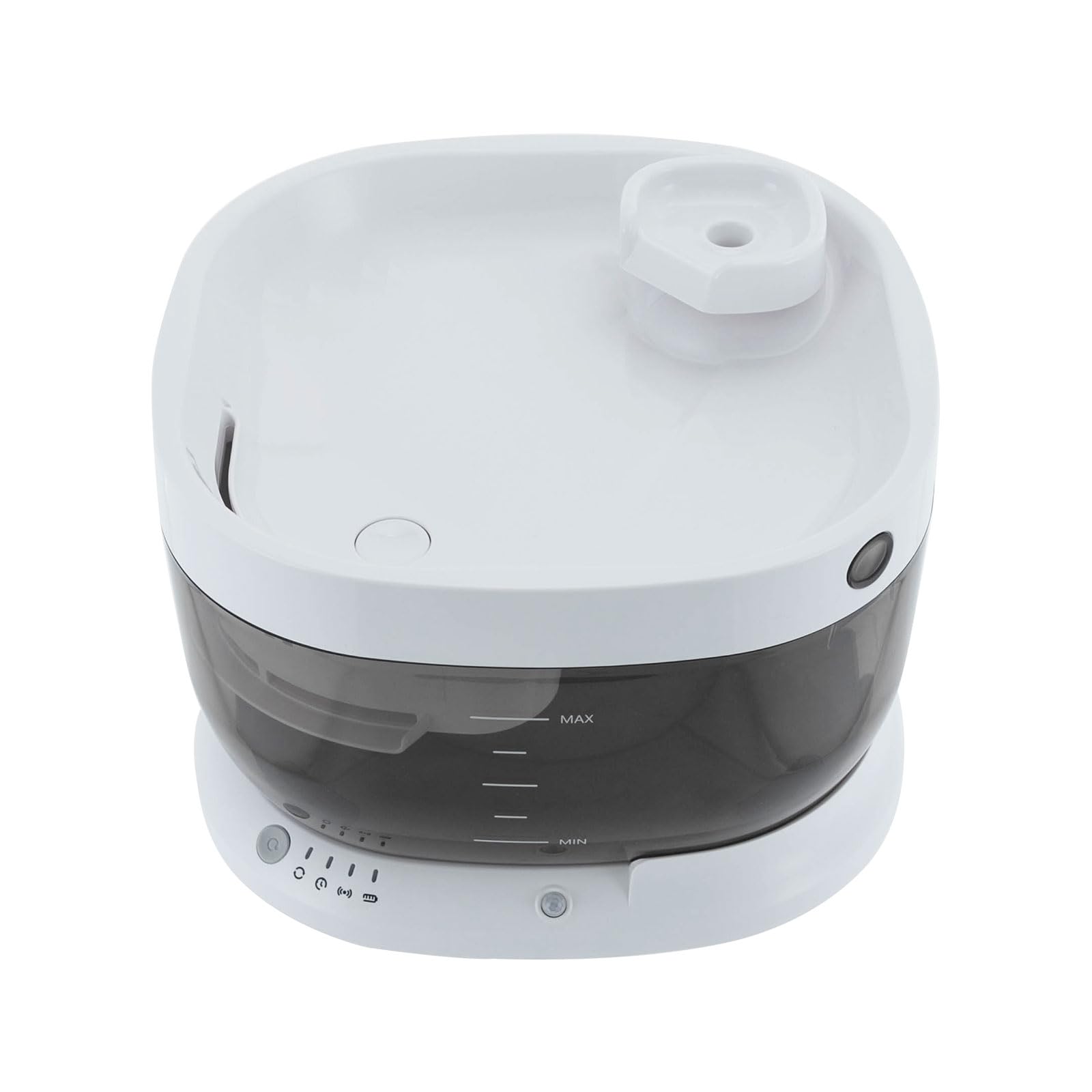 Fuente de agua para gatos, 7 L, 30 dB, extremadamente silenciosa, dispensador de agua con cable, higiénico y fácil de limpiar, para varias mascotas, color blanco