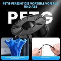GIANTARM PETG Filament 1,75 mm blau für 3D-Drucker 1 kg Spool – Ansicht 6