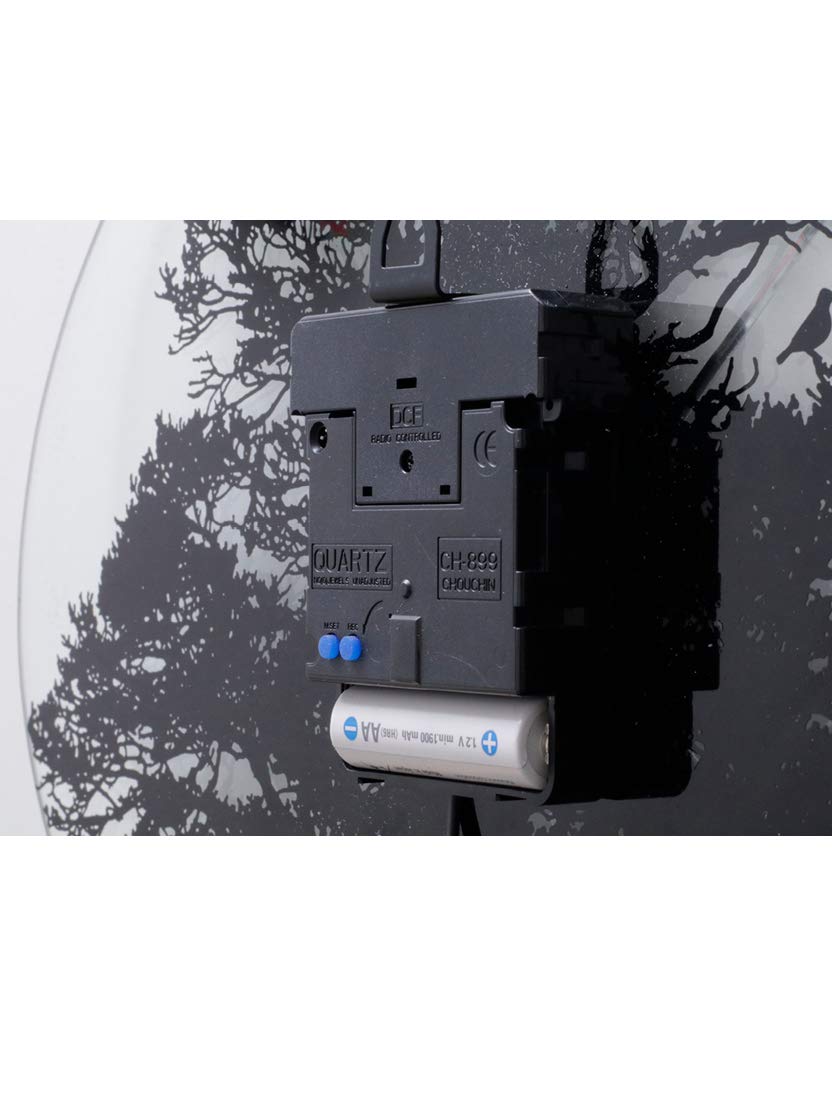 KOOKOO Tree RC, Reloj de Pared con 12 pájaros cantores, nativos, grabaciones Originales de la Naturaleza o e Cuco