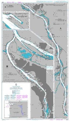 UKHO BA Chart 2849: Columbia River Lord Island to Vancouver and Portland