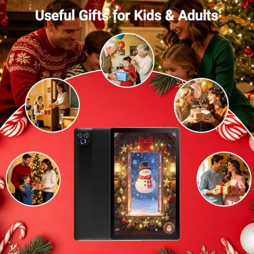 Image of Android 16 Tablet 10 Inch, 24GB RAM 64GB ROM 1TB,HD IPS,Fast WiFi 6, BT 5.4 | Electronics Tablets with HD IPS Touchscreen, 6000mAh 12H Battery, 2*Cameras Tablets for Kids & Adults, Gifts, Streaming, Work