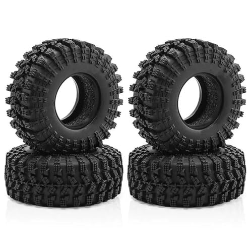 Pneus caoutchouc 1.3 pouces pour crawler RC SCX24 et TRX4M - 2