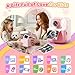 Bluetooth Instant Print Camera for Kids, Thermal Mini Photo Printer for Boys Girls, Portable Instant Digital Camera for Childrens, Cool Idea Gift Toys for Birthday Kids, Kids Camera for Phone & Tablet