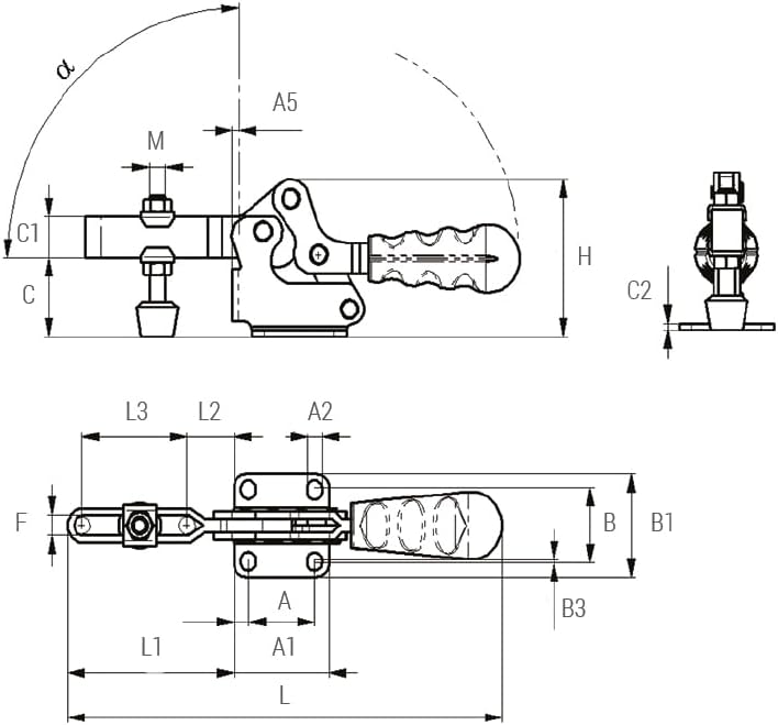 Grapa Rapida Horizonal M8 (342022)