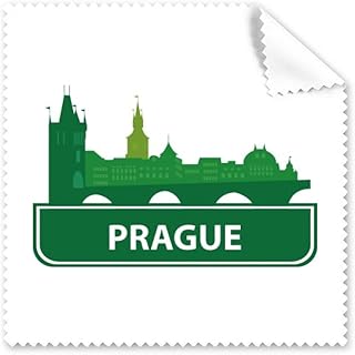 Prague Czech Republic Green Landmark Cleaning Cloth Phone Screen Glasses Cleaner 5pcs