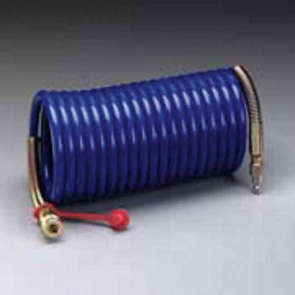 3 M 16210-case de manguera de aire w-2929 – 50, 50 ', 3/8 en ID, Industrial Accesorios de intercambio, alta presión, en espiral, 1/caso, nailon, color azul