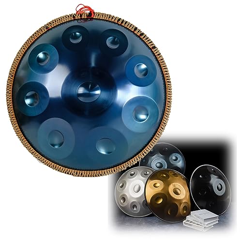 Handpan Drum Instrument Azul 9 Notas 22 Pulgadas miniatura 1