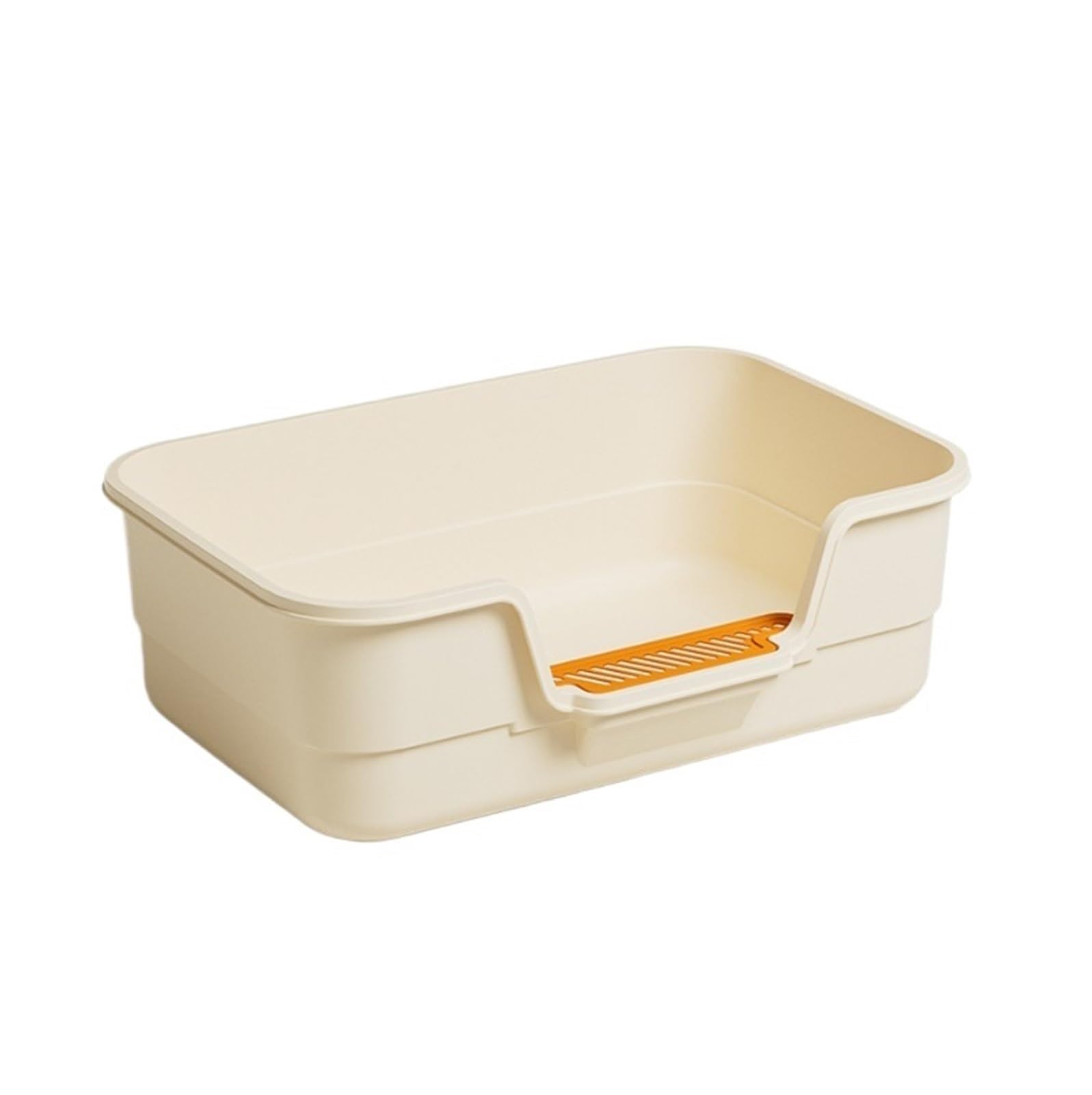 autopulente Grande lettiera for gatti con lettiera for gatti interna con lati alti, toilette for animali domestici, facile da pulire, antispruzzo grande