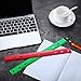 Chuangdi 20 Pieces 12 Inch Rulers Bulk Plastic Colorful Rulers for Kids Student Classroom School Office (Colorful,6 Hole)