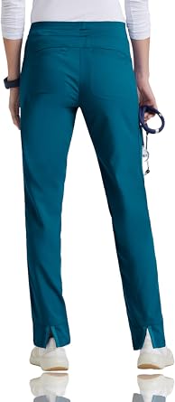 BARCO Greys Anatomy Impact Womens Elevate Pant, Medical Scrub Pant w/Spandex Stretch & 6 Pockets