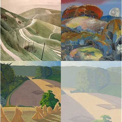 Three Hills - Eric Ravilious, John and Paul Nash Greetings Card Collection Cover