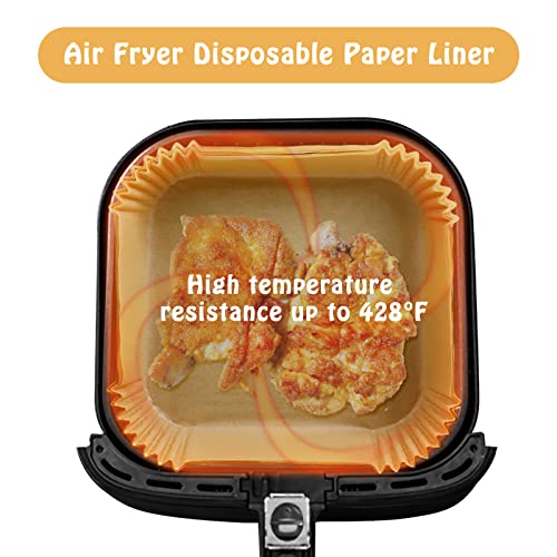 Siudangka Air Fryer Disposable Paper Liner For Cosori Air Fryer, 100 Pcs Non-Stick Parchment Liners Compatible With Cosori Air Fryer Accessories #TOP5