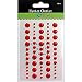 Eyelet Outlet Adhesive-Back Enamel Dot (60 Pack), Red