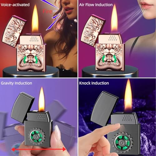 Encendedor inteligente recargable con 4 métodos de ignición miniatura 3