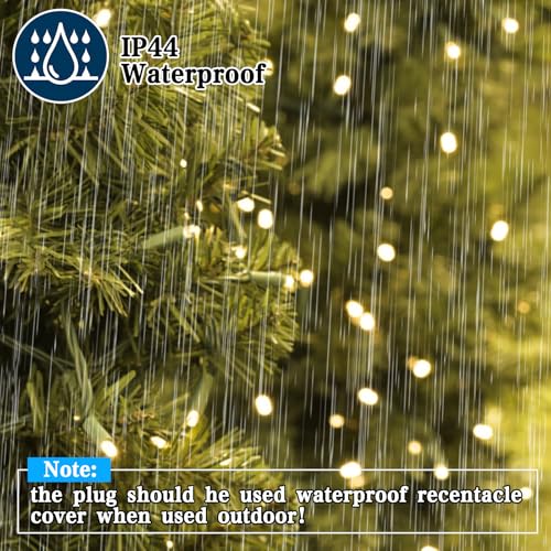Heyworld Slow Twinkle Christmas Lights, 60 LED 17ft UL Certified Soft String Lights, 5mm Waterproof Fairy Glow for Indoor/Outdoor Christmas, Wedding, Garden Decor - image 4