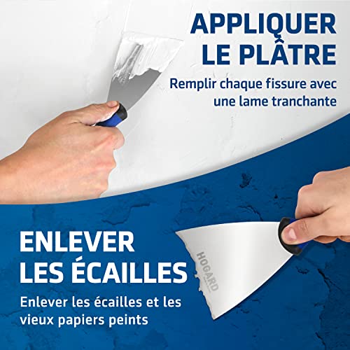HOGARD Voegvulling Plamuurmes met Ingebouwde Schroevendraaier Gipsplaten Roestvrij Staal Gemaakt in EU, 150 mm (5.9 inch) - Afbeelding 7