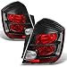AKKON - For Nissan Sentra Base | S | SL | SR | SE-R Model Black Tail Light Brake Lamp Replacement Left + Right