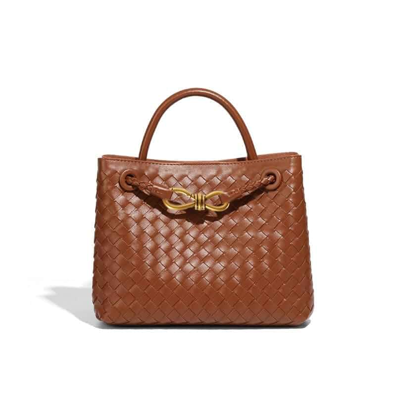 Woven Tote Bag for Women Leather Shoulder Handbag Designer Top Handle Purses