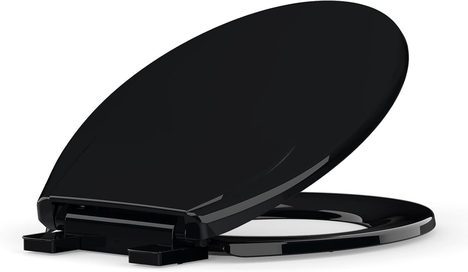 Toilet Seat Elongated,Toilet Seat with Quick-Release And Quick-Attach, Plastic Toilet Seat with Soft Close, Easy Install and Clean - Fits Most Elongated Toilets Biscuit Elongated Biscuit