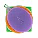 Produktbild Silikon Schwamm 3er Set | Spülschwamm waschbar 3 Farben | Kitchen Sponge Silikon 3 St. | Spülschwamm silikon | Silikonschwamm Küche (4tlg Silikon Schwamm Set)