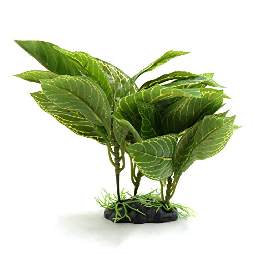 uxcell Green Plastic Terrarium Lifelike Plant Decor Ornament for Reptiles and Amphibians uxcell Green Plastic Terrarium Lifelike Plant Decor Ornament for Reptiles and Amphibians