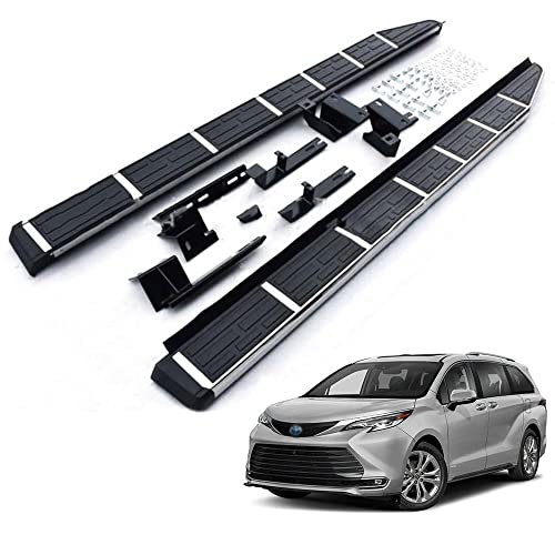 Side Step Running Board Compatible With Toyota Sienna 2021 Protector Nerf Bar Pedals #TOP5
