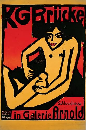 Tableau Marcella Ernst Ludwig Kirchner toile abstraite art moderne chambre 60x90cm