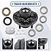 YEOPGYEON 2 Sets Trailer Hub Kit 5 Bolt 4.5 for 2000 lbs Trailer Axles 1